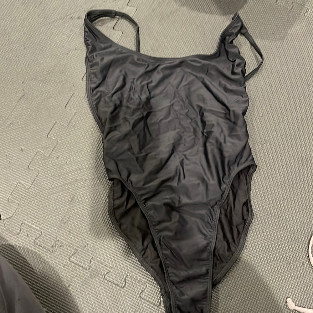 American apparel high cut one piece bathing suit